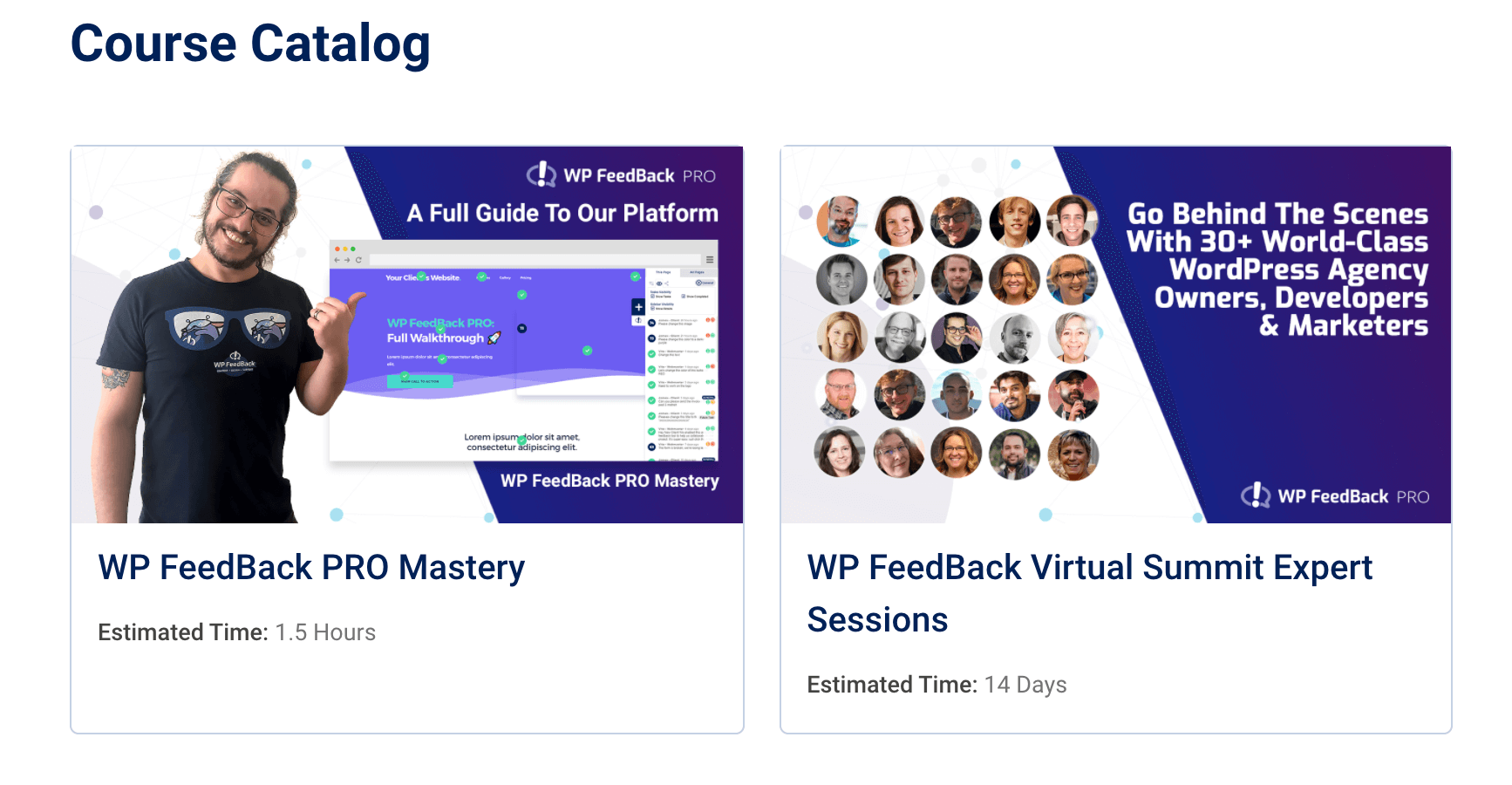 WP Feedback Courses WP Feedback Courses